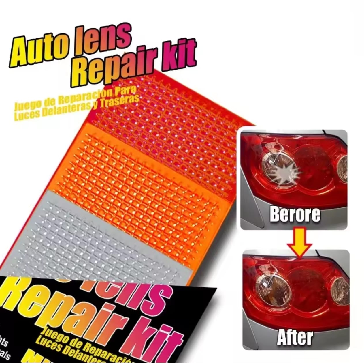 طقم إصلاح شقوق أضواء السيارة - الصورة 2